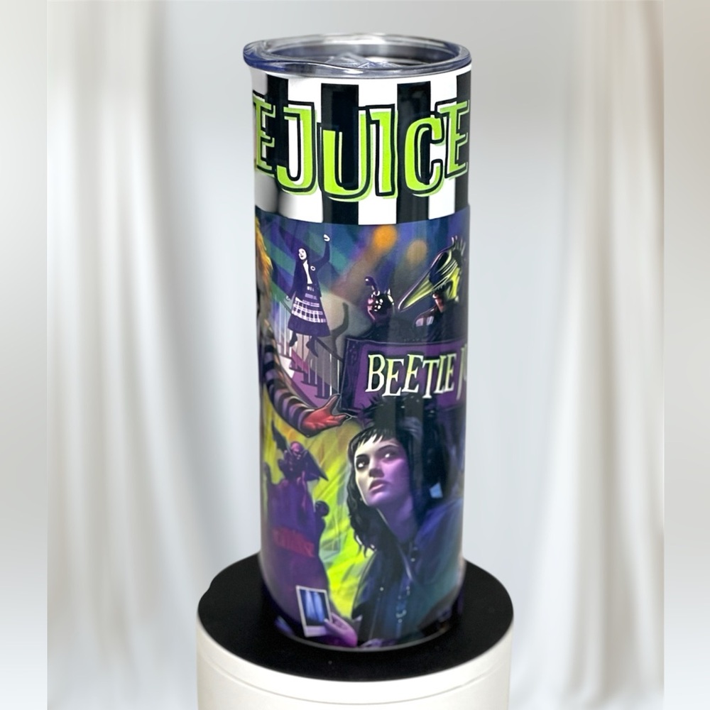 *NEW* Beetlejuice - 20 oz Stainless Steel Tumbler - Picture 3 of 5